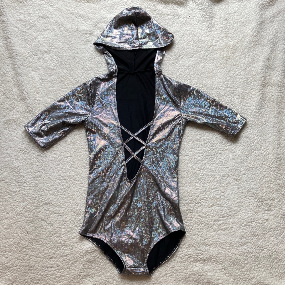 Silver Body suit